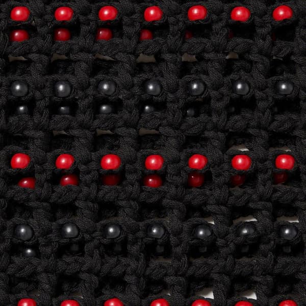 Supreme Beaded Sweater Vest - Black (front)