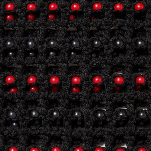 Supreme Beaded Sweater Vest - Black (front)