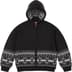Supreme Beaded Zip Up Hooded Sweater - Black (front)