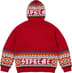 Supreme Beaded Zip Up Hooded Sweater - Red (front)