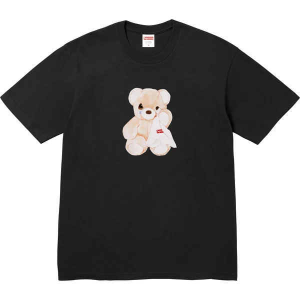 Supreme Bear Tee - Black (front)