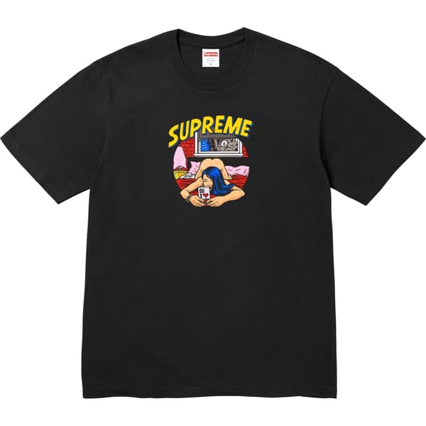 Supreme Bedroom Tee - Black (front)