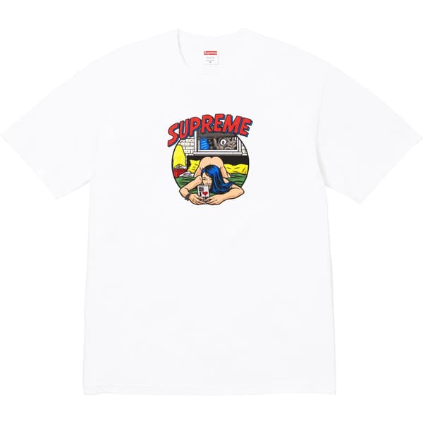Supreme Bedroom Tee - White (front)