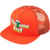 Supreme Beef Mesh Back 5-Panel - Orange (front)