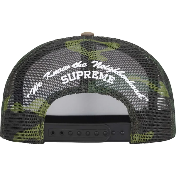 Supreme Beef Mesh Back 5-Panel - Woodland Camo (front)