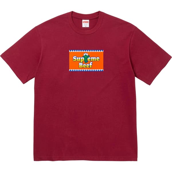 Supreme Beef Tee - Cardinal (front)