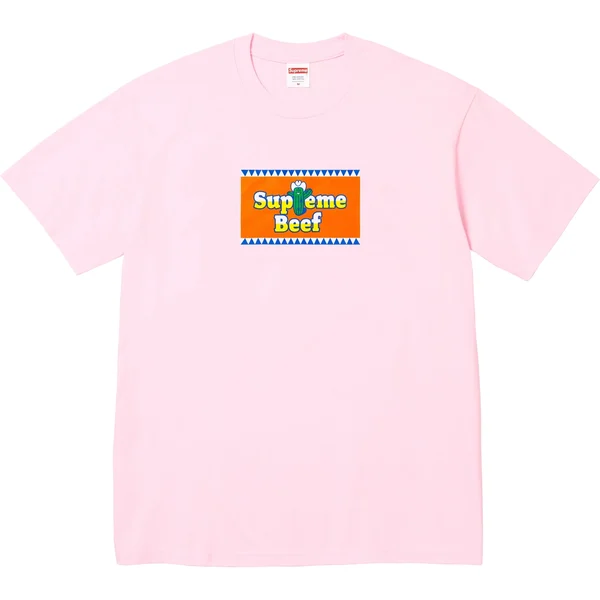 Supreme Beef Tee - Light Pink (front)