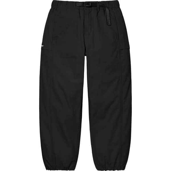 Supreme Belted Trail Pant - Black (front)