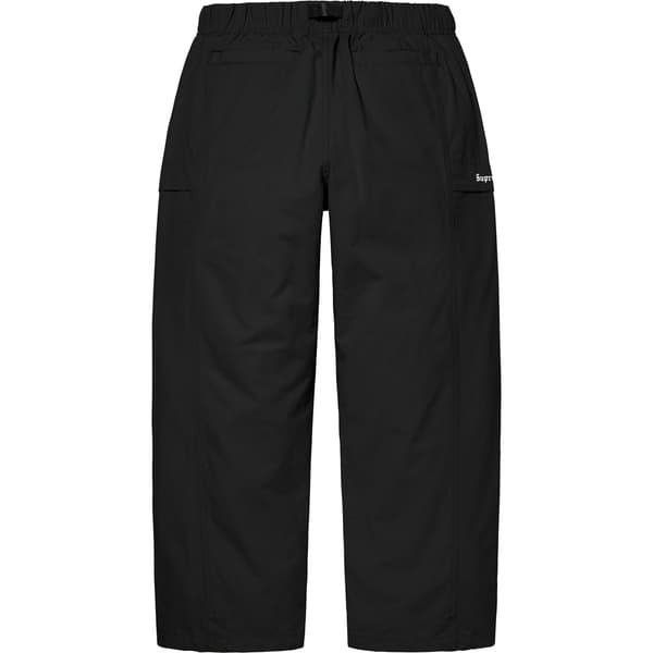 Supreme Belted Trail Pant - Black (front)