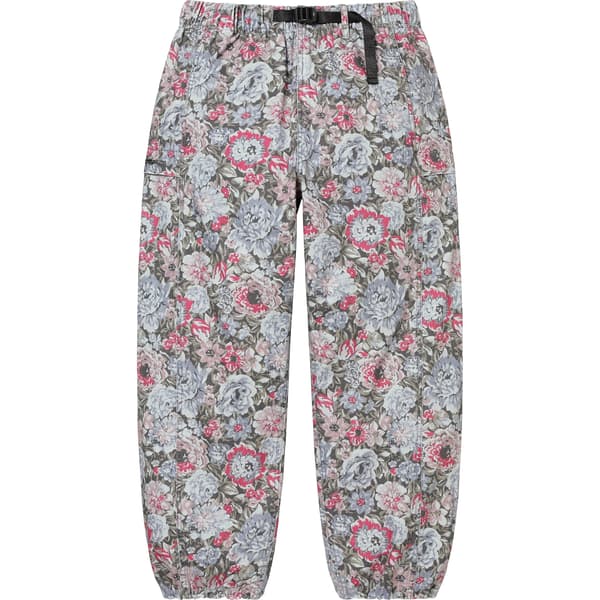 Supreme Belted Trail Pant - Floral (front)