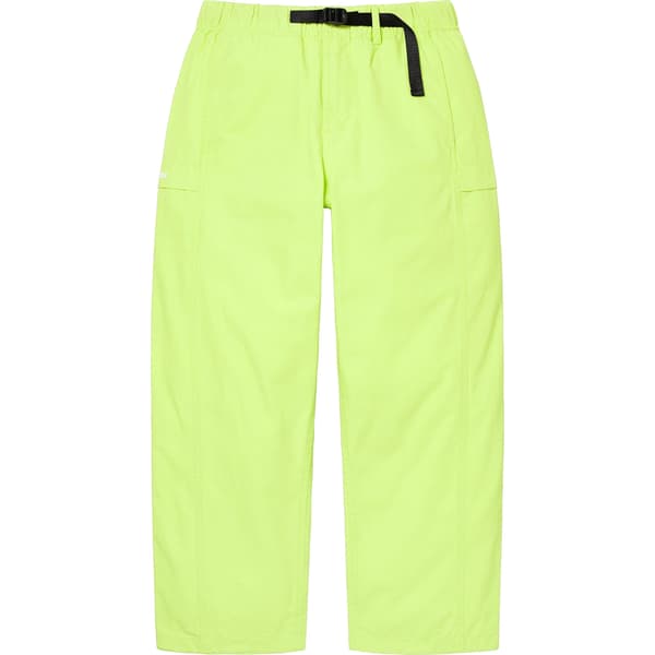 Supreme Belted Trail Pant - Lime (front)