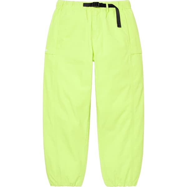 Supreme Belted Trail Pant - Lime (front)