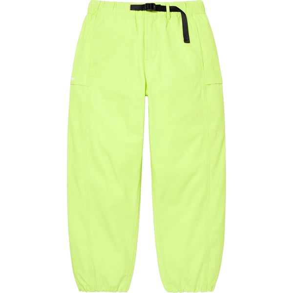Supreme Belted Trail Pant - Lime (front)