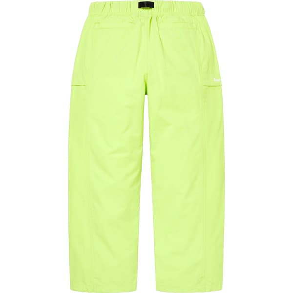 Supreme Belted Trail Pant - Lime (front)