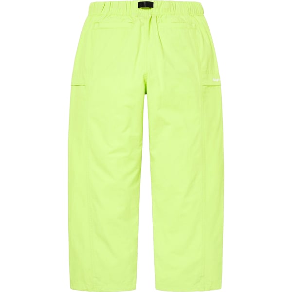 Supreme Belted Trail Pant - Lime (front)