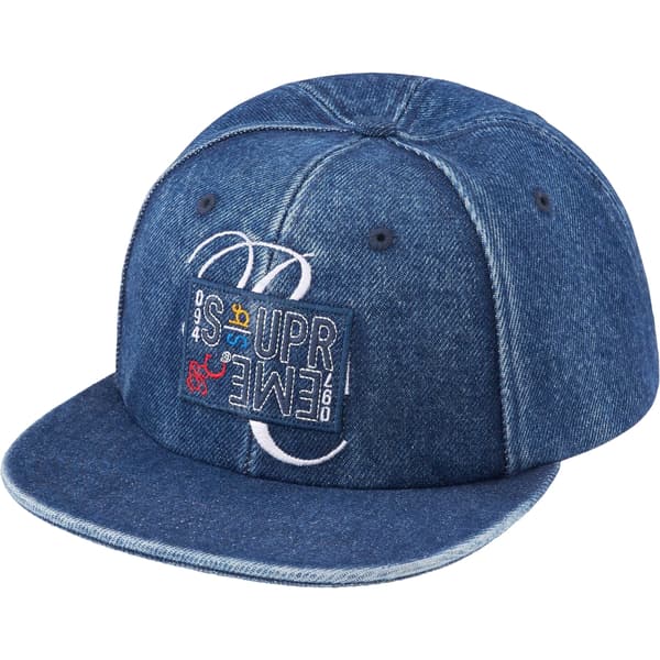 Supreme Bernadette Corporation 6-Panel - Denim (front)
