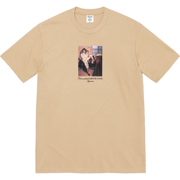 Supreme Bernadette Corporation Fuck Tee - Khaki (front)