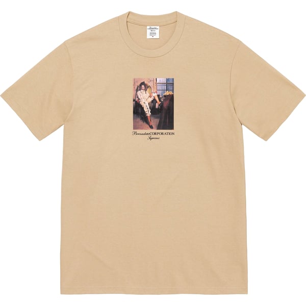 Supreme Bernadette Corporation Fuck Tee - Khaki (front)