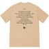 Supreme Bernadette Corporation Fuck Tee - Khaki (front)