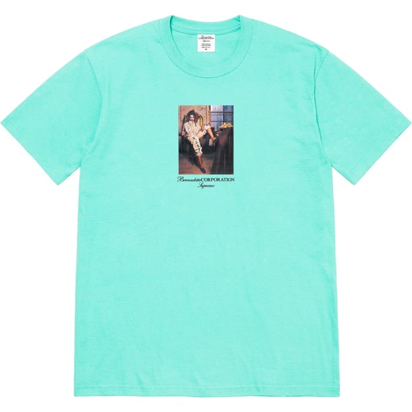 Supreme Bernadette Corporation Fuck Tee - Teal (front)