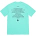 Supreme Bernadette Corporation Fuck Tee - Teal (front)