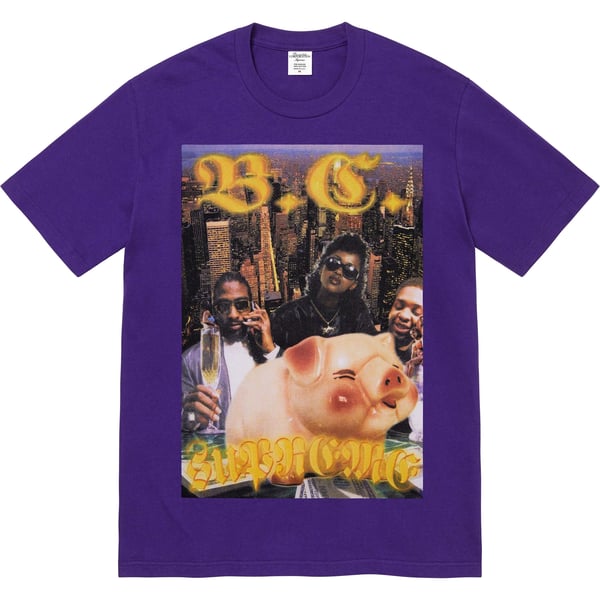 Supreme Bernadette Corporation Money Tee - Purple (front)