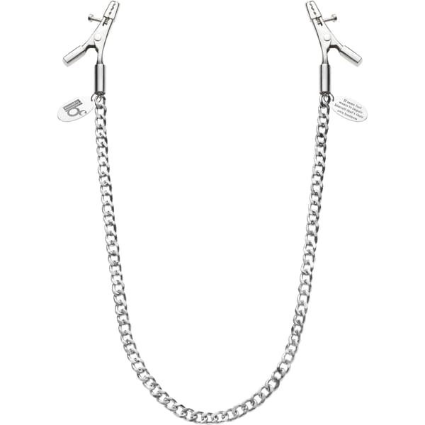 Supreme Bernadette Corporation Nipple Clamps - Silver (front)