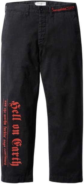 Supreme Bernadette Corporation Old English Chino Pant Black