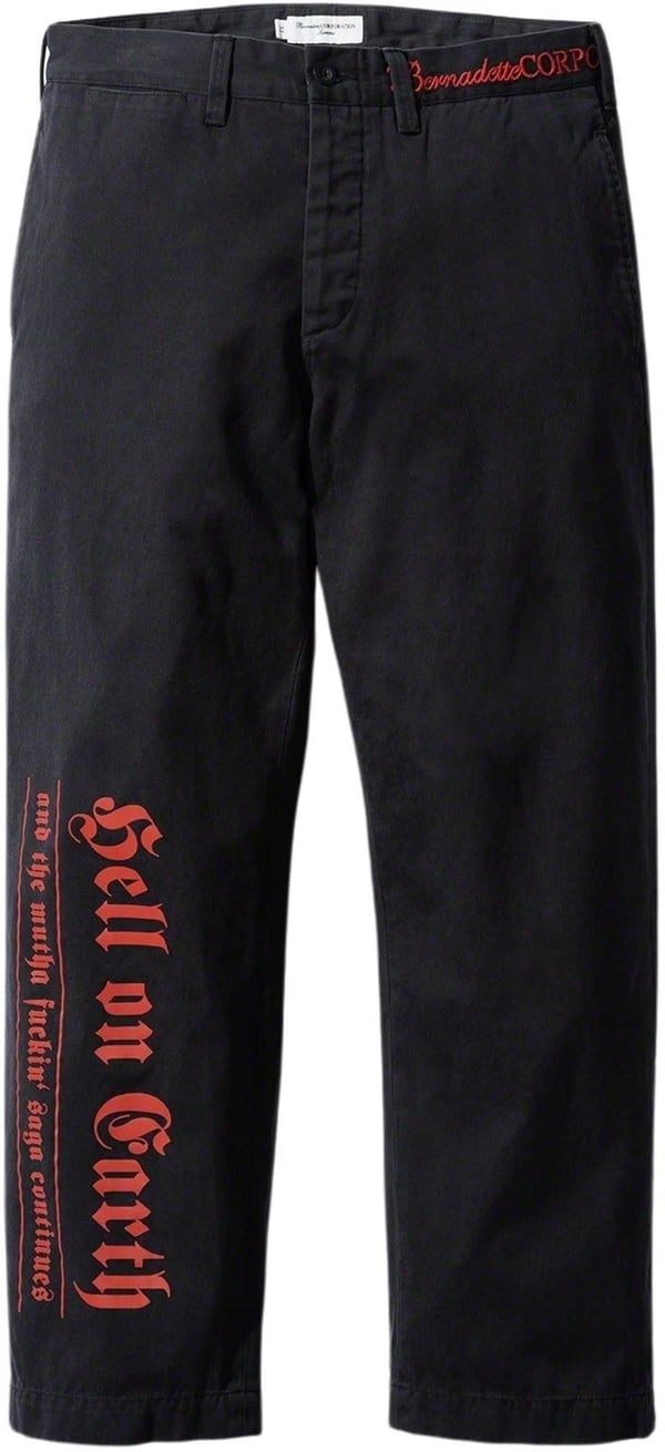 Supreme Bernadette Corporation Old English Chino Pant - Product Image