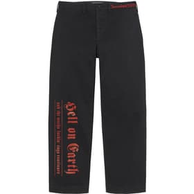 Supreme Bernadette Corporation Old English Chino Pant Black