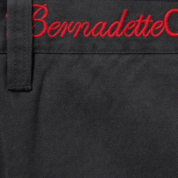 Supreme Bernadette Corporation Old English Chino Pant - Black (front)