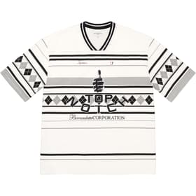 Supreme Bernadette Corporation Pique Soccer Top White