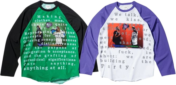 Supreme Bernadette Corporation Raglan L/S Top - Product Image