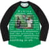 Supreme Bernadette Corporation Raglan L/S Top - Green (front)