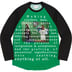 Supreme Bernadette Corporation Raglan L/S Top - Green (front)