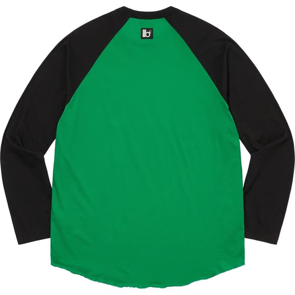 Supreme Bernadette Corporation Raglan L/S Top - Green (front)
