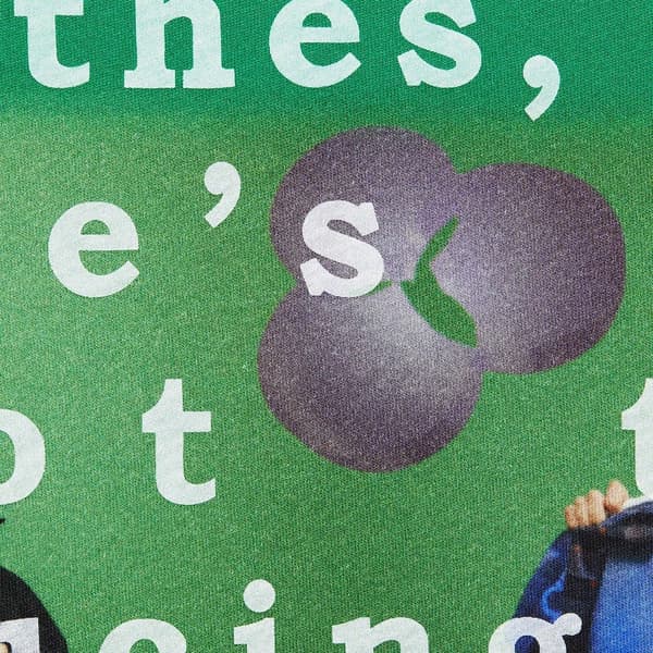 Supreme Bernadette Corporation Raglan L/S Top - Green (front)