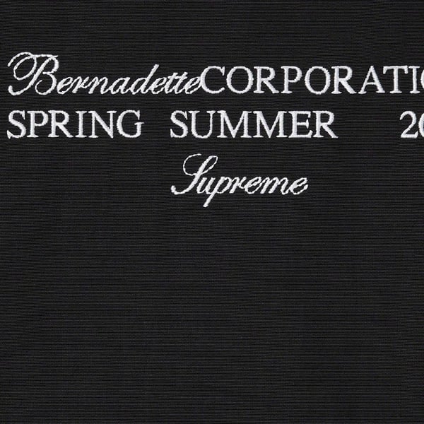 Supreme Bernadette Corporation Track Jacket - Black (front)