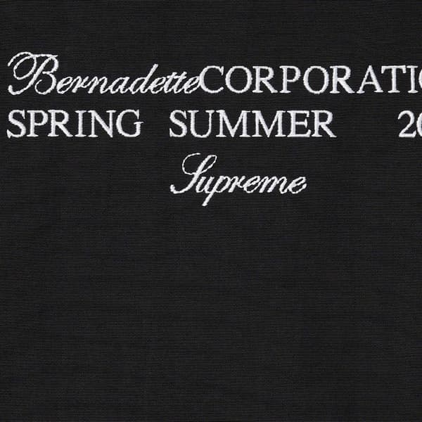 Supreme Bernadette Corporation Track Jacket - Black (front)