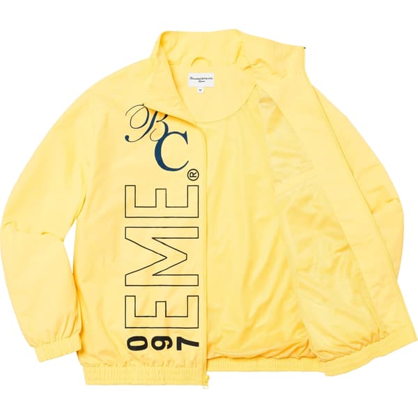 Supreme Bernadette Corporation Track Jacket - Pale Yellow (front)