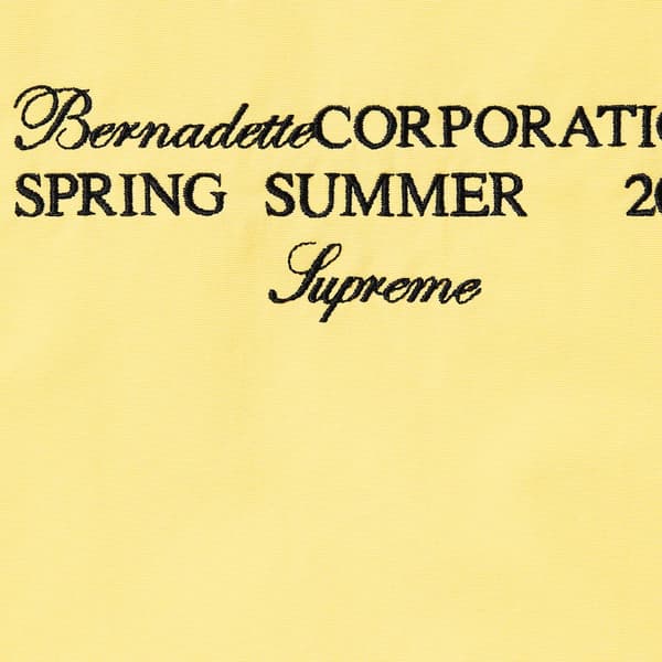 Supreme Bernadette Corporation Track Jacket - Pale Yellow (front)