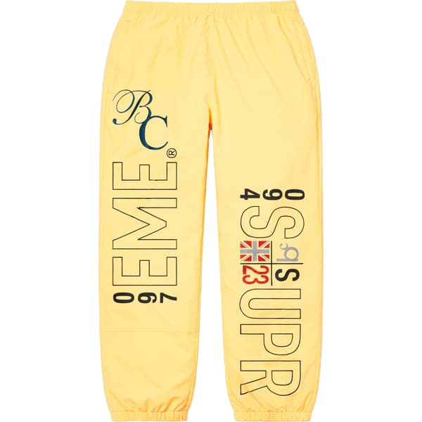 Supreme Bernadette Corporation Track Pant - Pale Yellow (front)