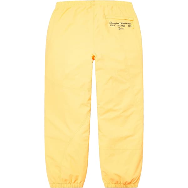 Supreme Bernadette Corporation Track Pant - Pale Yellow (front)