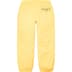 Supreme Bernadette Corporation Track Pant - Pale Yellow (front)