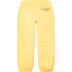 Supreme Bernadette Corporation Track Pant - Pale Yellow (front)