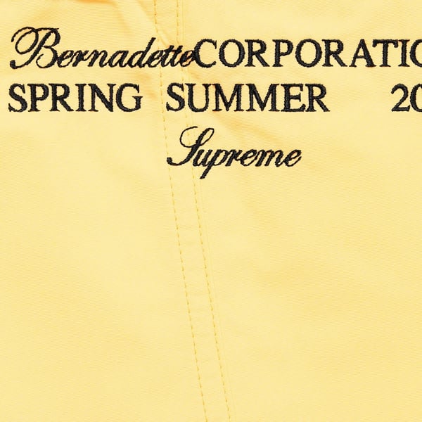 Supreme Bernadette Corporation Track Pant - Pale Yellow (front)