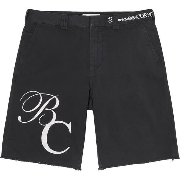 Supreme Bernadette Corporation Work Short - Black (front)