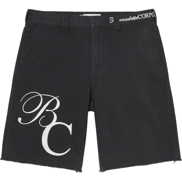 Supreme Bernadette Corporation Work Short - Black (front)