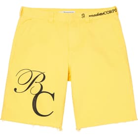 Supreme Bernadette Corporation Work Short Yellow