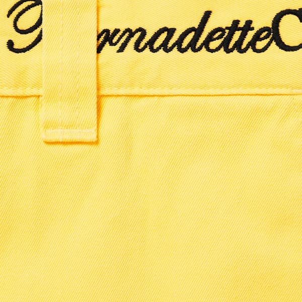 Supreme Bernadette Corporation Work Short - Yellow (front)